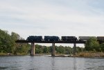 WAMA 327 Crosses the Kennebec River